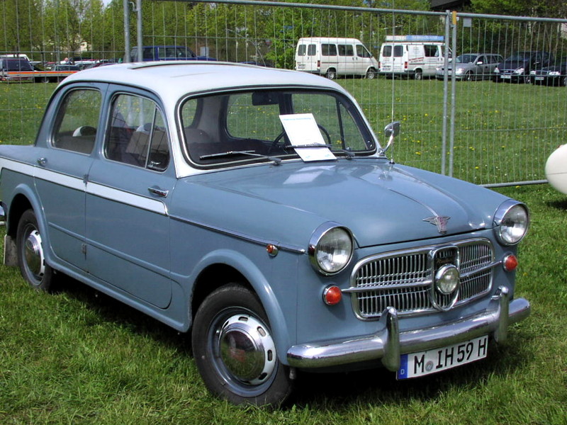  :: „MHV Fiat 1100-103“ von MartinHansV - Eigenes Werk. Lizenziert unter Gemeinfrei über Wikimedia Commons - https://commons.wikimedia.org/wiki/File:MHV_Fiat_1100-103.jpg#/media/File:MHV_Fiat_1100-103.jpg